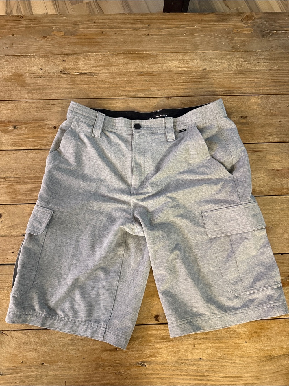 Hurley Light Gray Men's Cargo Shorts